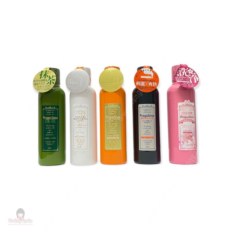NƯỚC SÚC MIỆNG NHẬT BẢN PROPOLINSE NHIỀU MÙI (CHAI 600ML)