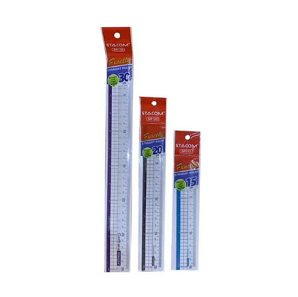Thước kẻ màu 30cm STACOM SR130