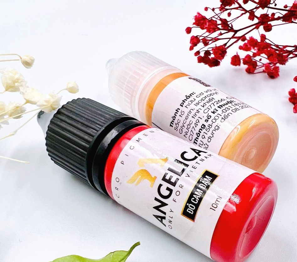 MỰC ANGELICA VIỆT Siêu Đậm phun mày môi mí