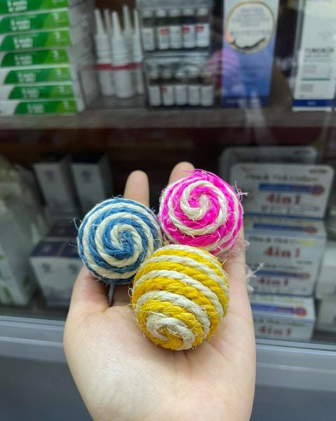 Bóng cói 4.3cm cho thú cưng