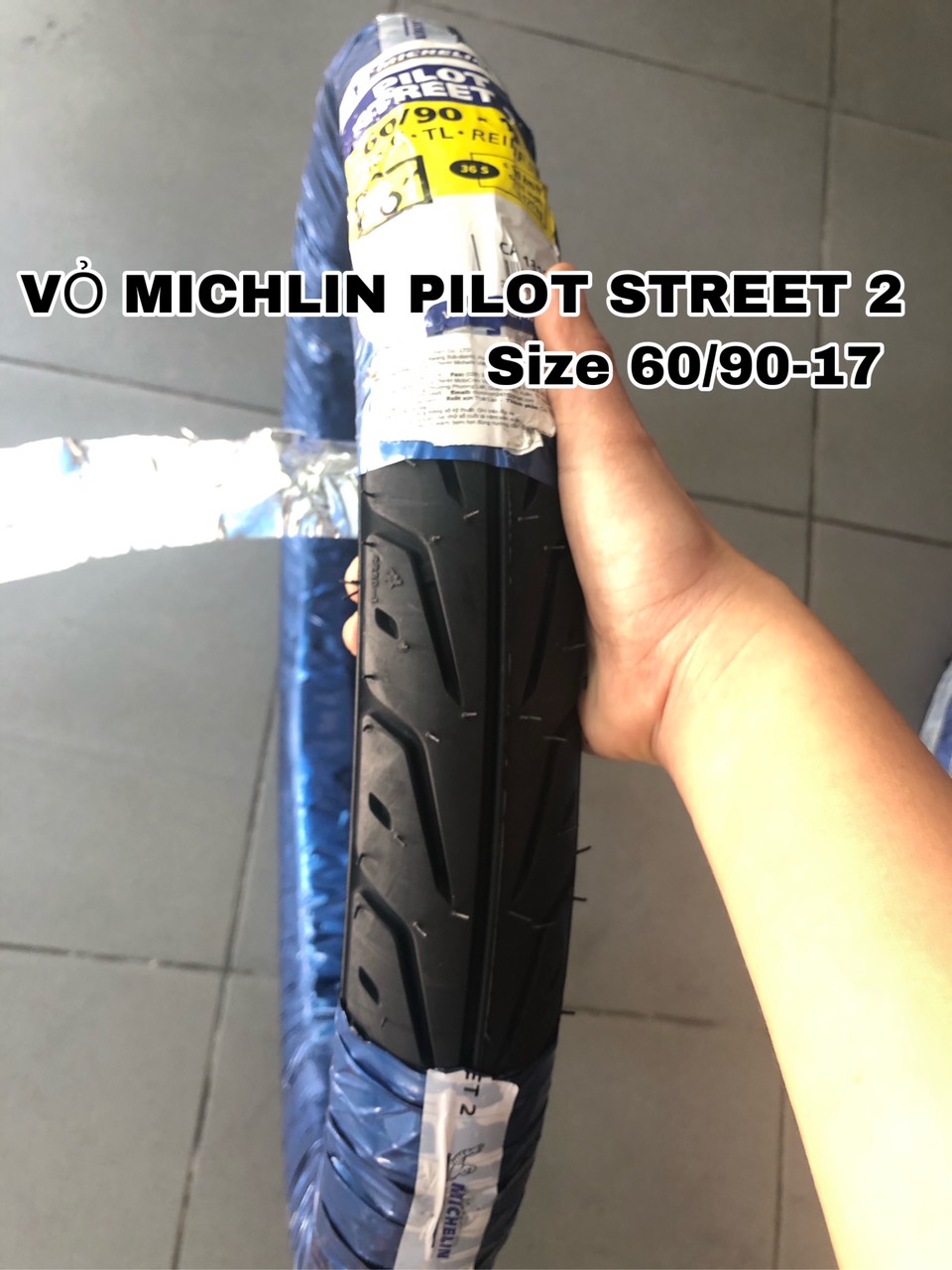 VỎ MICHELIN PILOT STREET 2 SIZE 60/90-17 VÀ 70/90-17