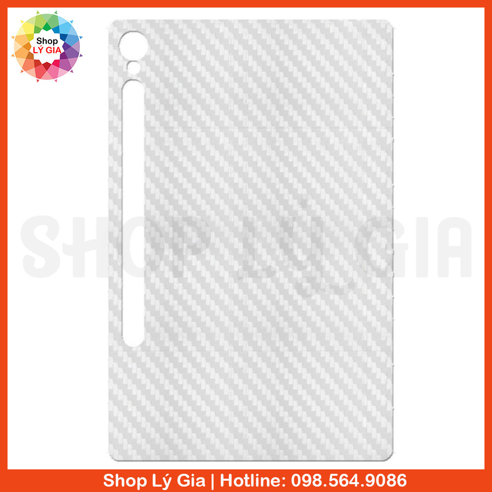 Miếng dán carbon bảo vệ mặt lưng cho Galaxy Tab S9 / S9 Plus / S9 Ultra / S9 FE / S9 FE+ / S10 Plus