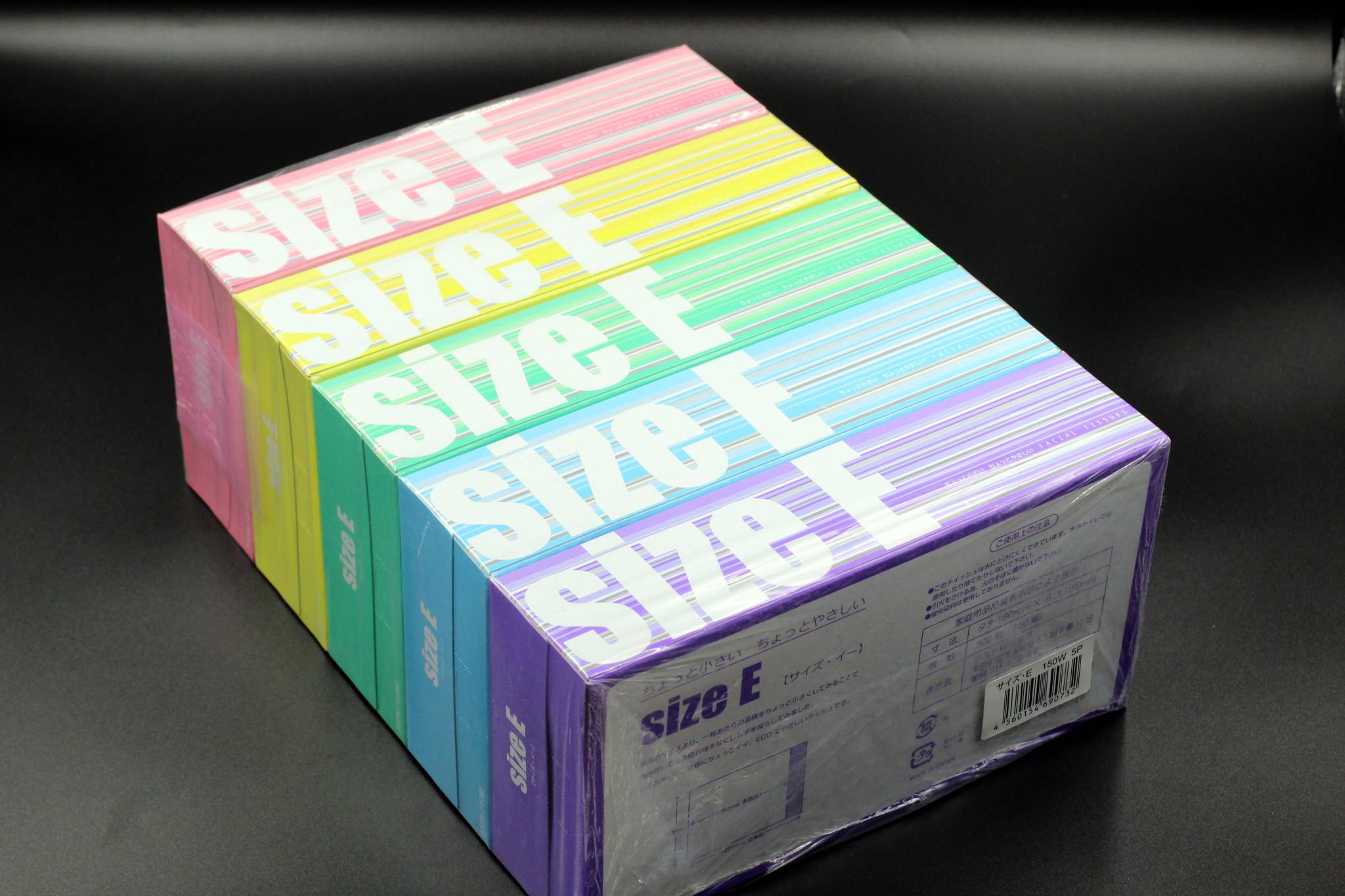 Set 5 hộp giấy ăn Pricia Size E 150 tờ (hàng nội địa Nhật)
