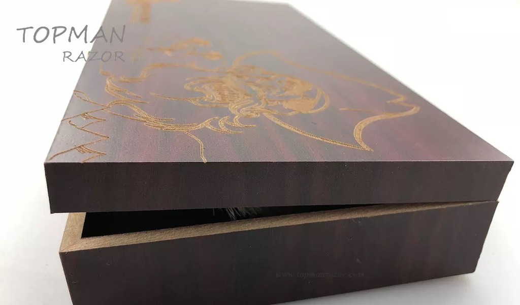 Bộ đồ cạo râu cao cấp hộp gỗ Topman