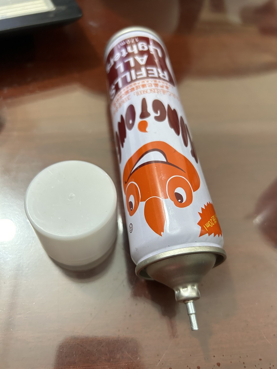 gas đen - gas 150gam bơm bật lửa