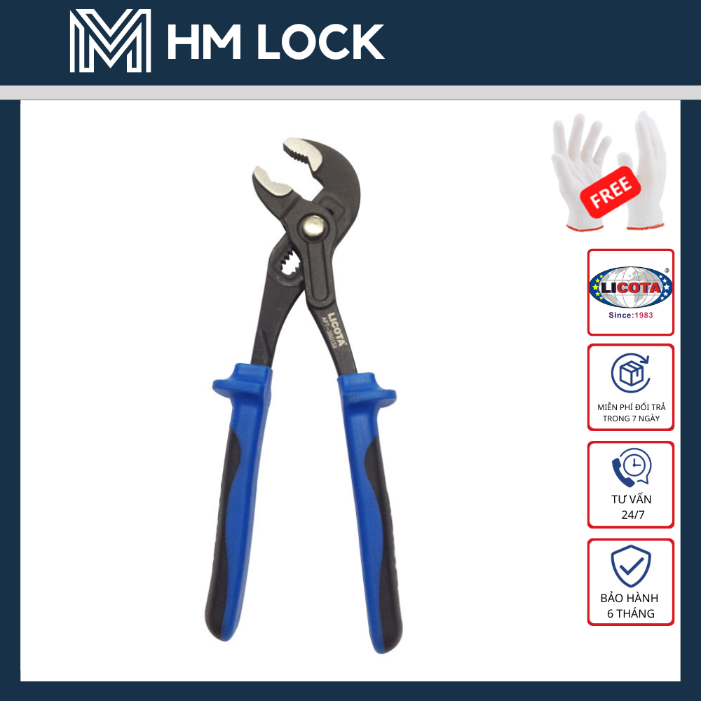 KÌM MỎ QUẠ LICOTA 10", 12" INCH - THÉP CARBON SIÊU CỨNG, SIÊU BỀN, SIÊU NHẸ, KHÔNG GỈ CAO CẤP - HM LOCK