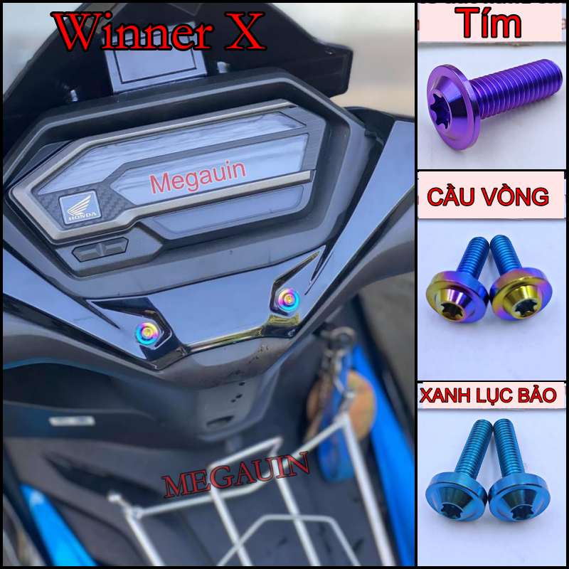 Ốc titan gr5 mặt đồng hồ winner x