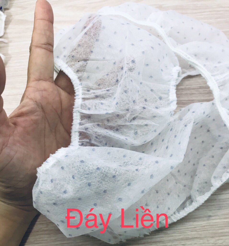 Combo 10 Gói Quần Lót Giấy Happy Days Xanh 1 gói 5 chiếc (MSP: Đáy Liền - 1lớp đáy, Đáy Cotton - 2lớp đáy, Lưng Ren - 2lớp đáy)