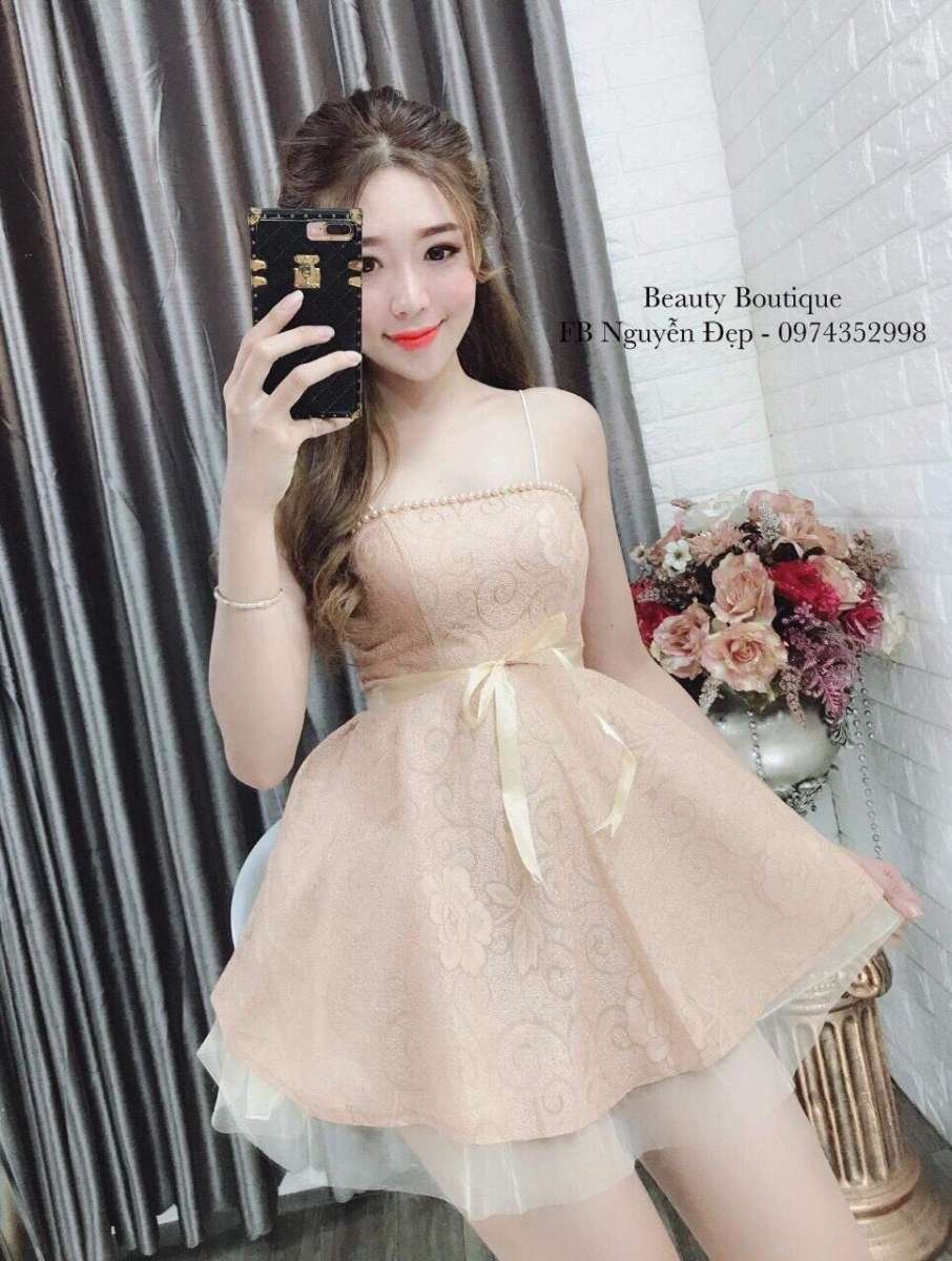 Đầm ren dự tiệc siêu xinh cho các nàng mẫu mới hót vn123