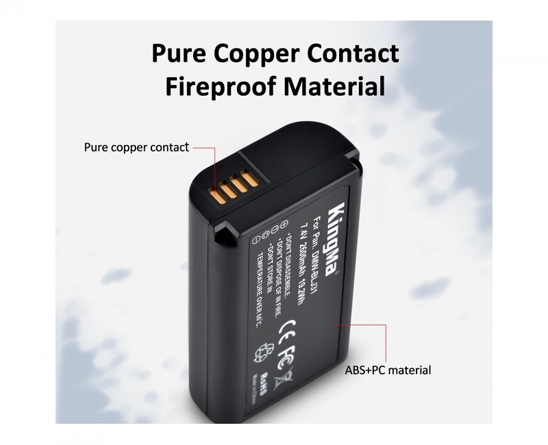 Pin máy ảnh Kingma cho DMW-BLJ31