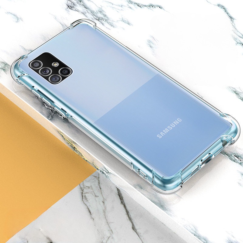 Ốp lưng Samsung A71 silicon trong suốt lồi 4 góc chống va đập mạnh chất đẹp