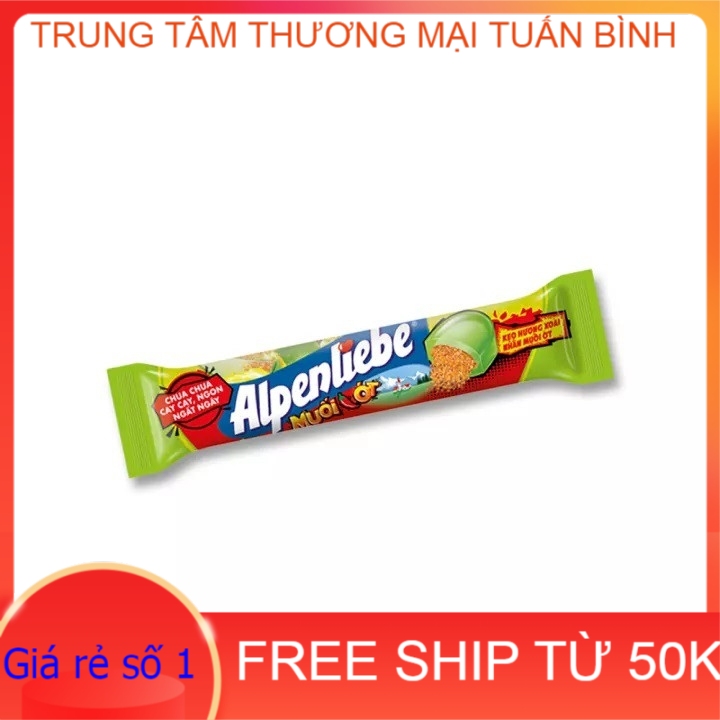 Kẹo xoài non muối ớt Alpenliebe - Đồ ăn vặt - 1 thỏi