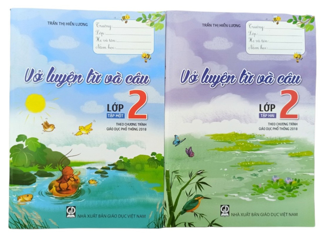 Sách - Combo Vở luyện từ và câu lớp 2 - Theo chương trình Giáo dục phổ thông 2018