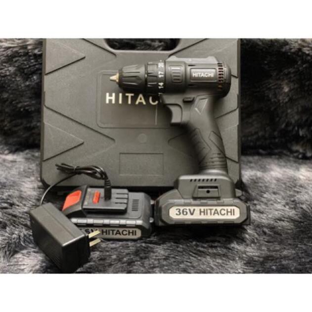 Máy Khoan Pin HiTaChi 36V - 2 Pin. Có Búa,lõi đồng