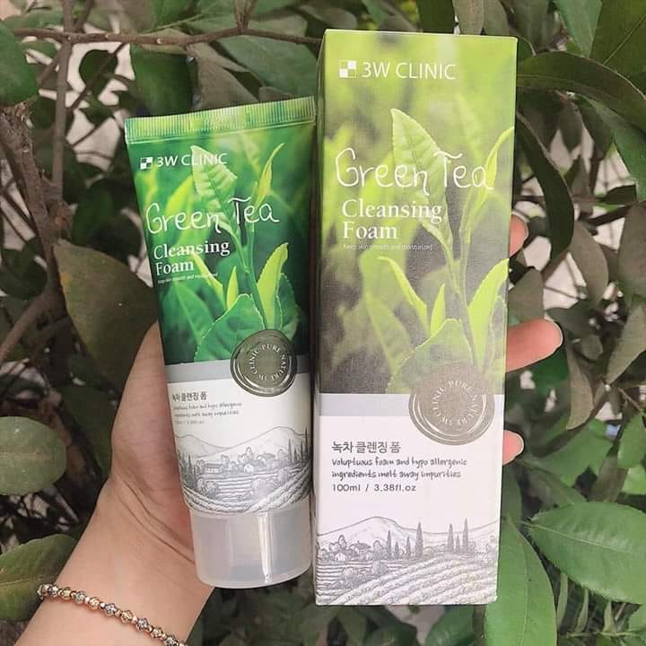 SỬA RỬA MẶT TRÀ XANH 3W