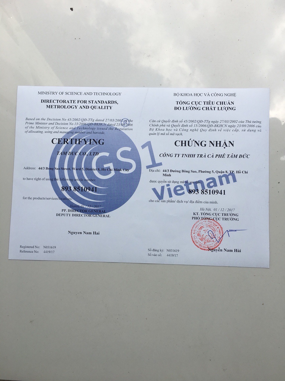 Trà thảo mộc hồng sâm Tâm Đức(túi lọc 300gr)