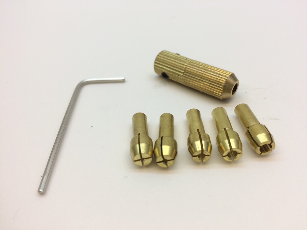 Bộ đầu kẹp mũi khoan đa năng - trục 3.17mm