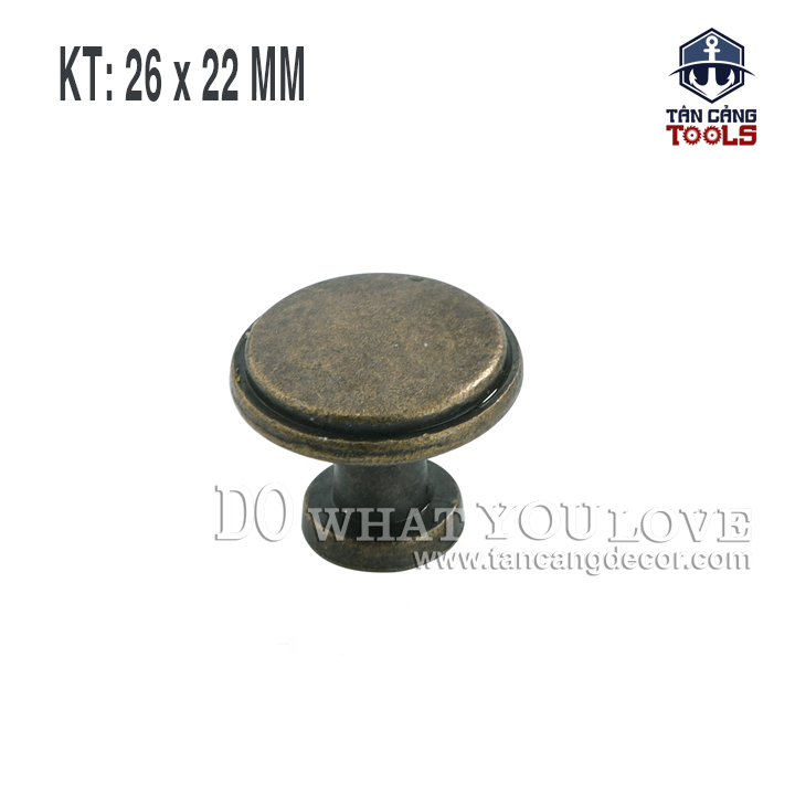 Tay nắm 51 màu đồng sẫm – kt: 2.6cm