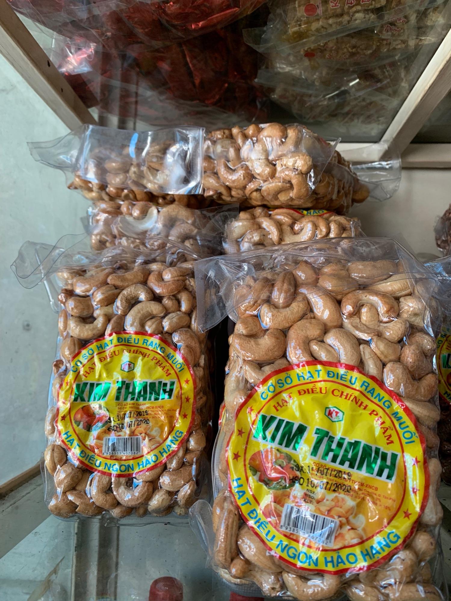 Hạt điều cội TÁCH VỎ rang muối ép chân không 400g date luôn mới