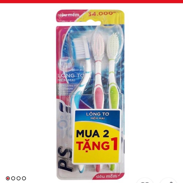 Bàn chải đánh răng ps lông tơ mềm mảnh tặng