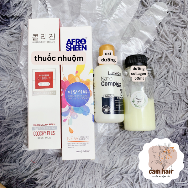 Thuốc Nhuộm Tóc Đỏ Fire Nhuộm Tại Nhà ( Tặng Oxi + găng tay+hdsd)