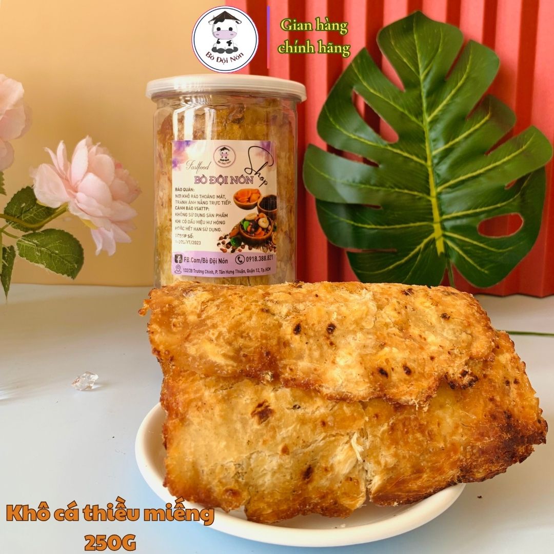 250g Khô cá thiều miếng Bò Đội Nón