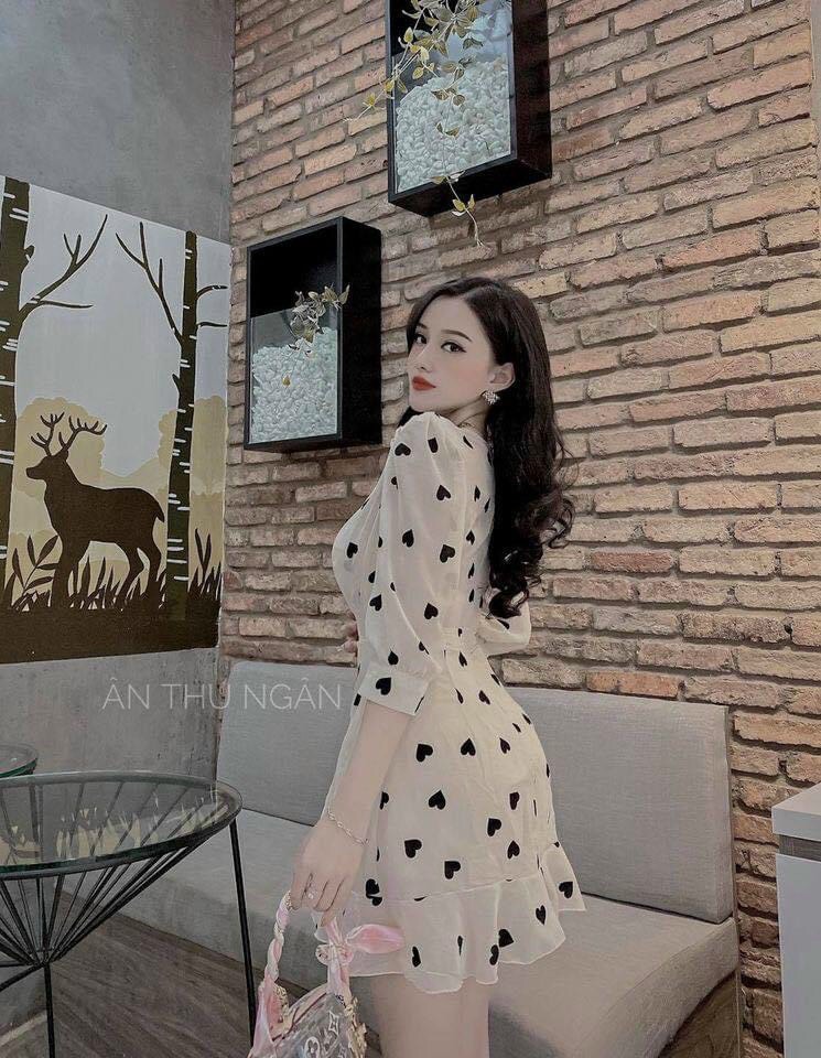 Đầm voan trái tym phong cách tiểu thư TTSA0817