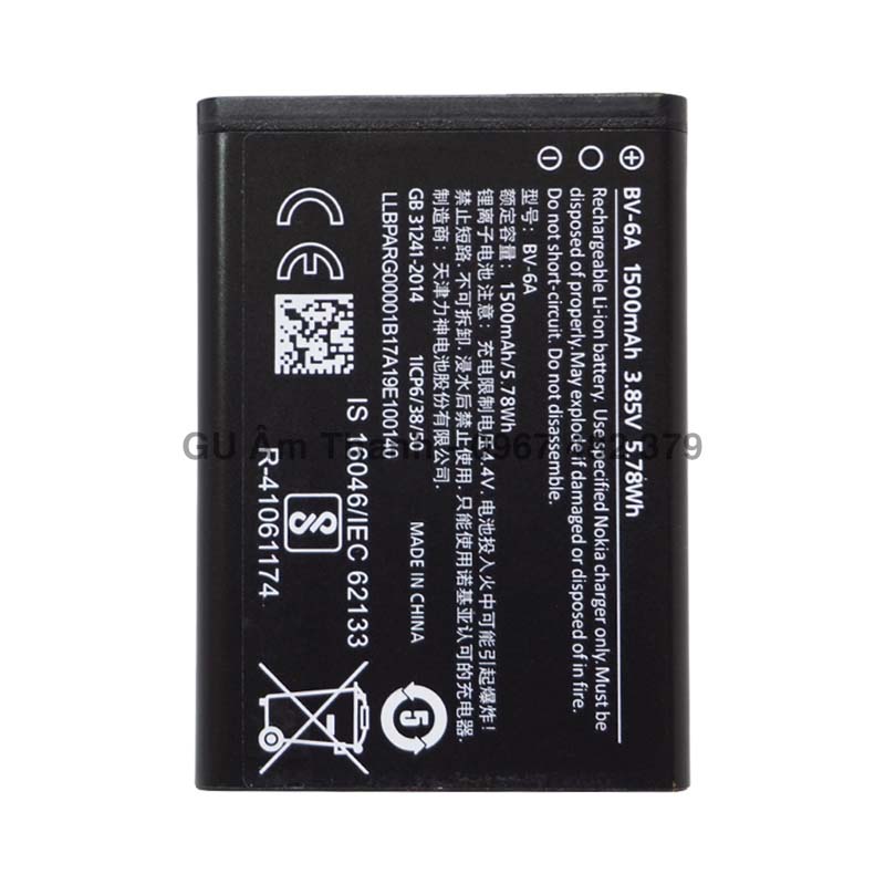 Pin cho nokia 8110 4g ta-1059 dung lượng 1500mah zin máy