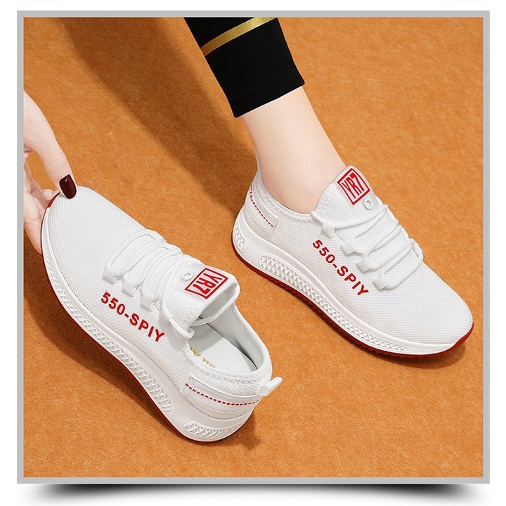 Giày Thể Thao Nữ SNEAKER YR Đi Bộ - mã 550