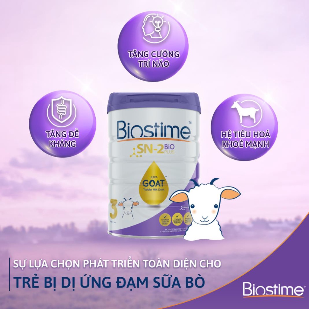 Sữa Biostime Goat Dòng Sữa Dê Cao Cấp ( số 1- 2 - 3 )