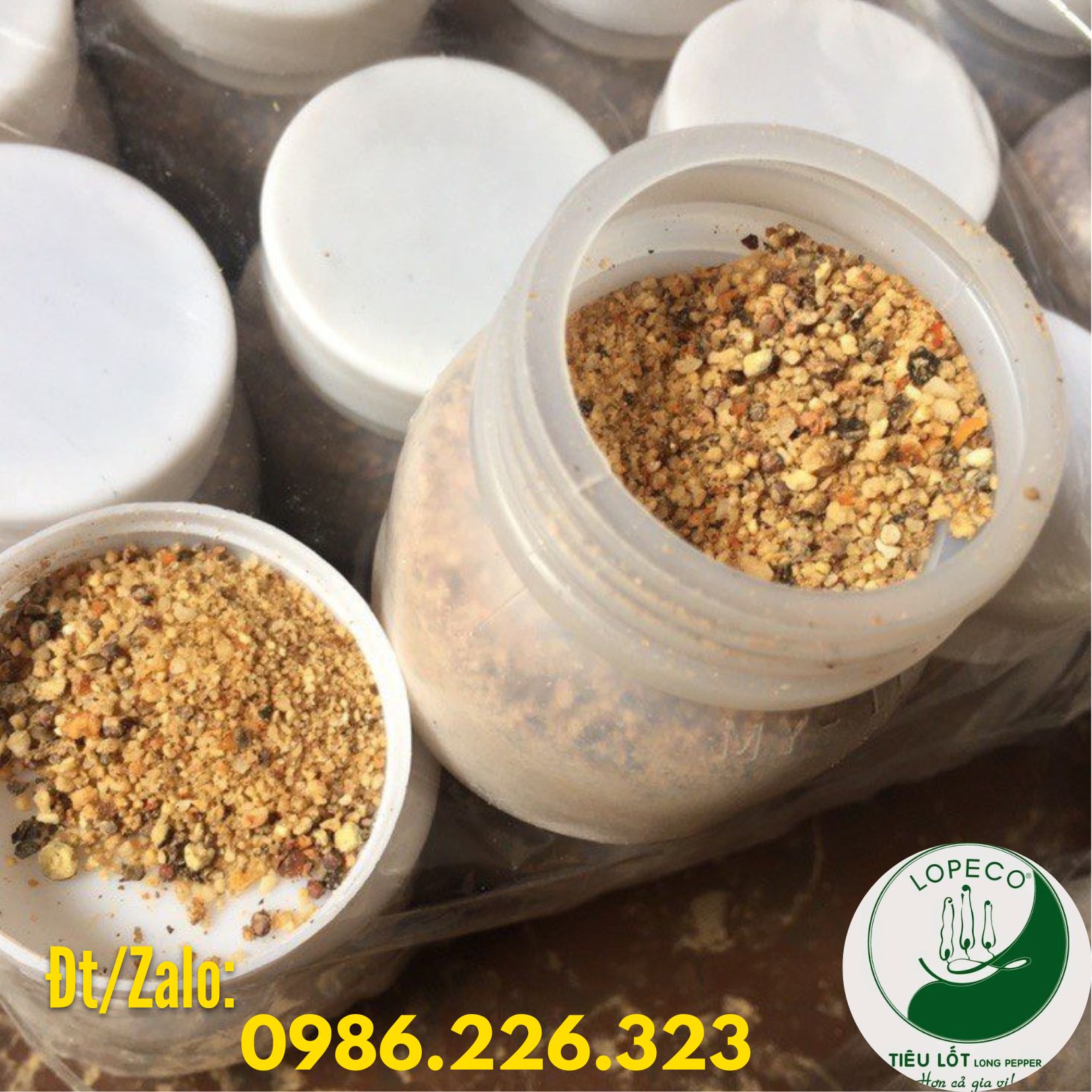 Muối Tiêu Lốp - Muối Tiêu Lốt Lopeco Lốc 12 Hủ.