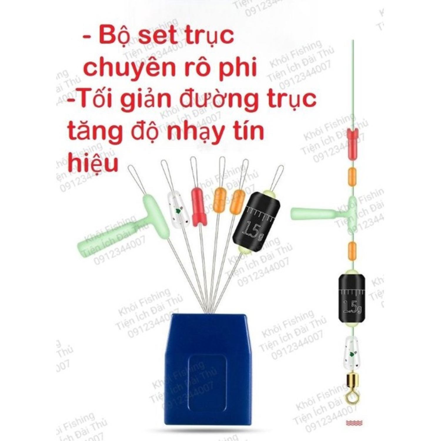 Bộ làm trục câu đài chuyên câu rô phi