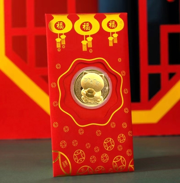 Lì xì tết 2023, Bao lì xì con mèo may mắn rước tài lộc, quà tết ý nghĩa