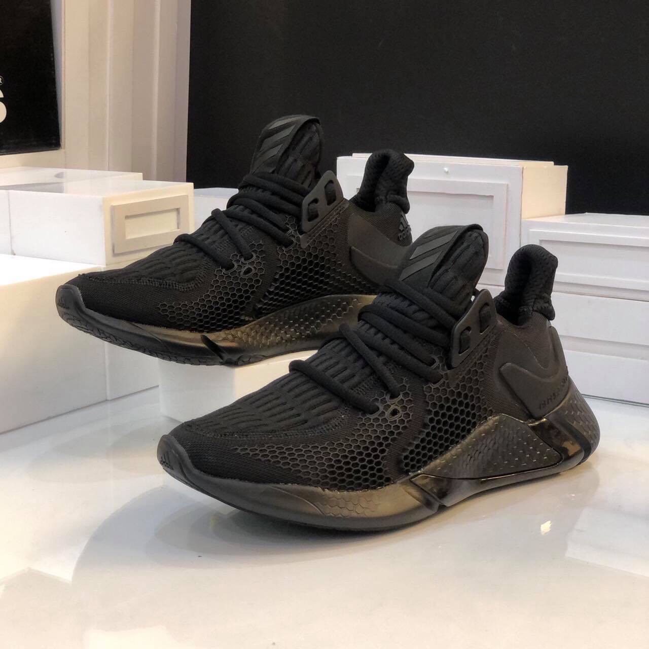 Giày Thể Thao Nam Adidas Alphabounce 2020 Đen Full -- Sneaker 2020