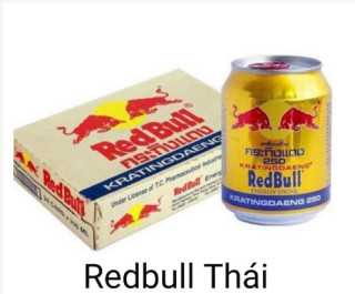 [Giá Sỉ] Nước Tăng Lực Red Bull (Bò Húc) Thái Lan thùng 24 lon x 250ml thumbnail