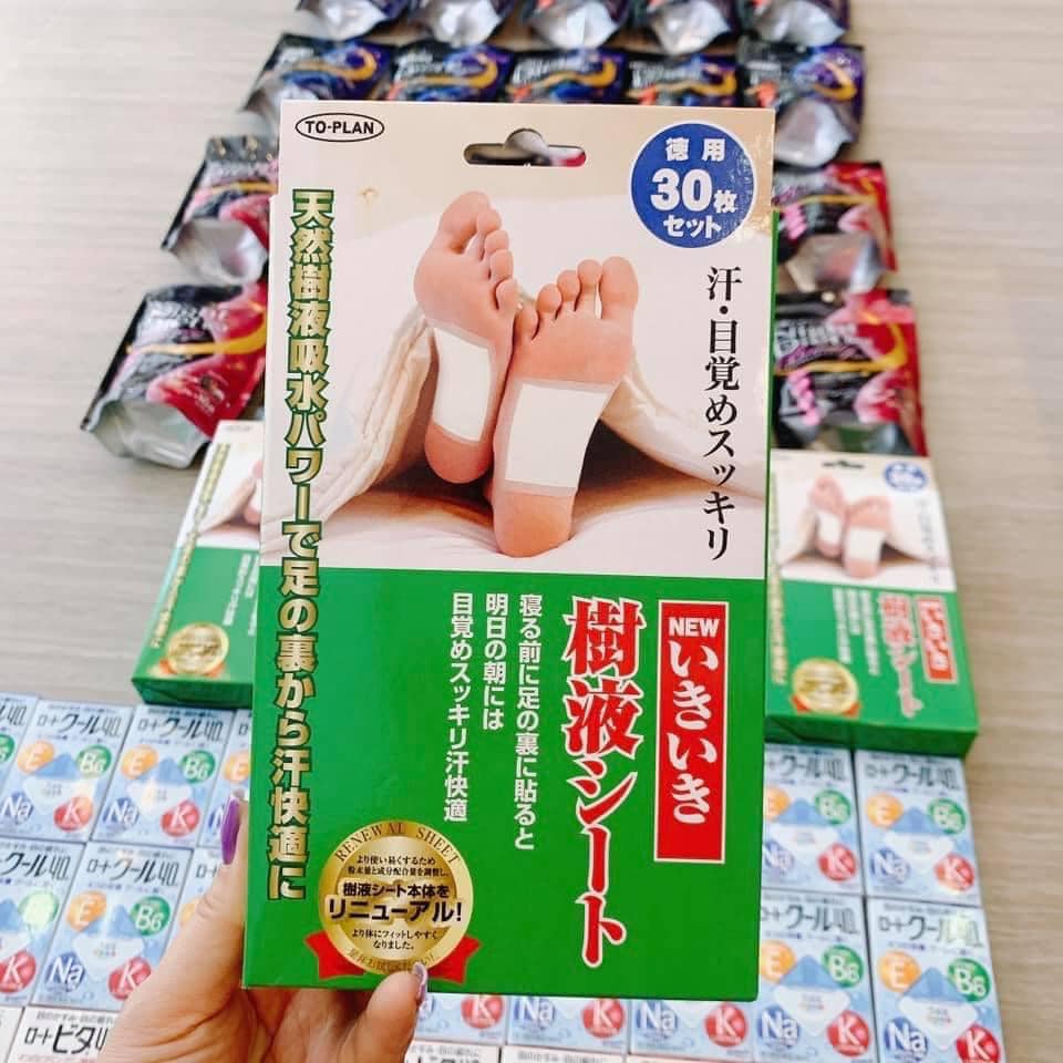 Miếng dán thải độc chân kenko to plan nhật bản 30 miếng