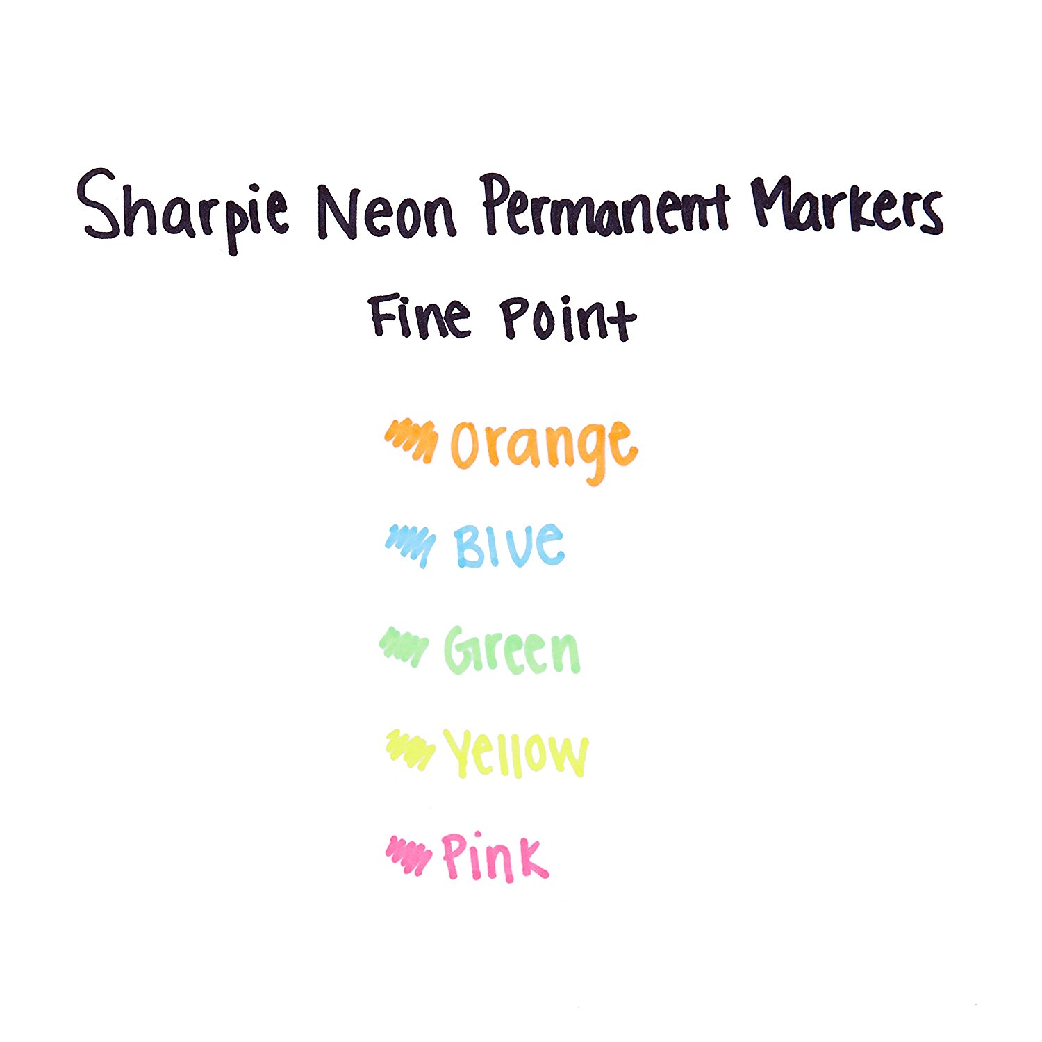 Bút lông phản quang không phai màu Sharpie Neon
