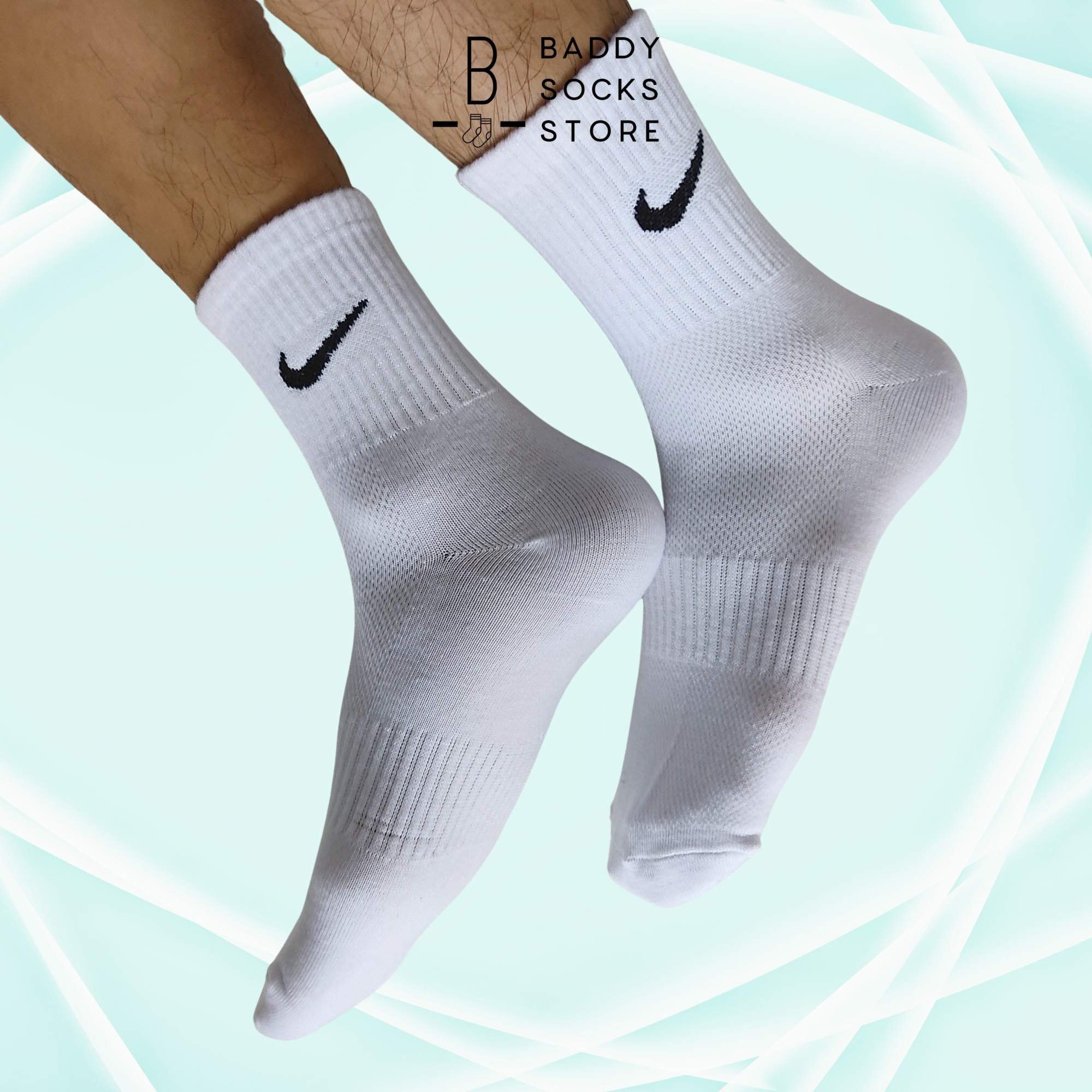 Combo 10 đôi tất cổ cao thể thao Nike 18cm