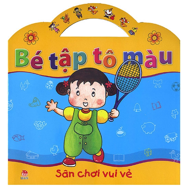 Fahasa - bé tập tô màu - sân chơi vui vẻ