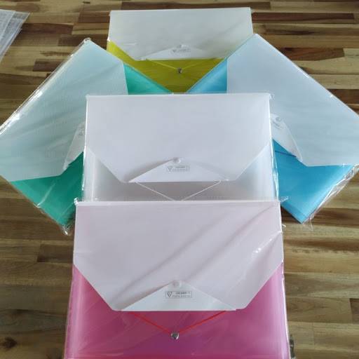 Bìa 12 Ngăn Thun Trong A4, Bìa Đựng Hồ Sơ Tài Liệu Khổ A4 (8214) - Do VĂN PHÒNG PHẨM HIẾU CƯỜNG Cung Cấp