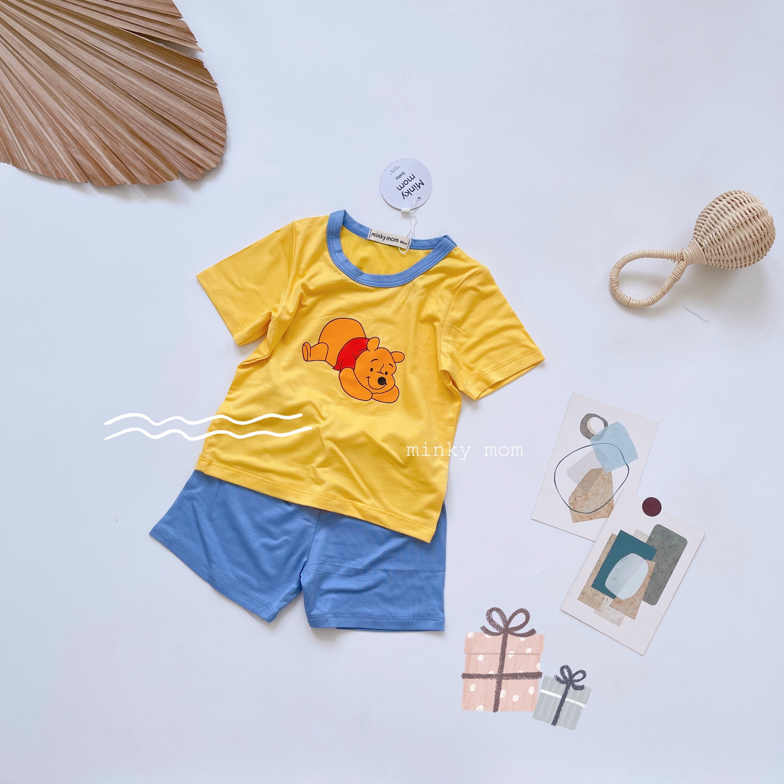 Set bộ thun lạnh bé trai,gái sz 8-24kg