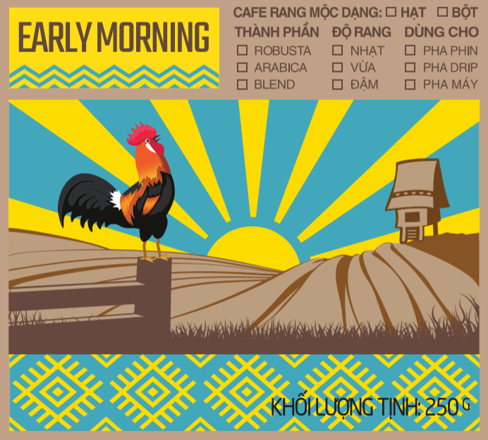 Cà phê bột Early Morning 250g