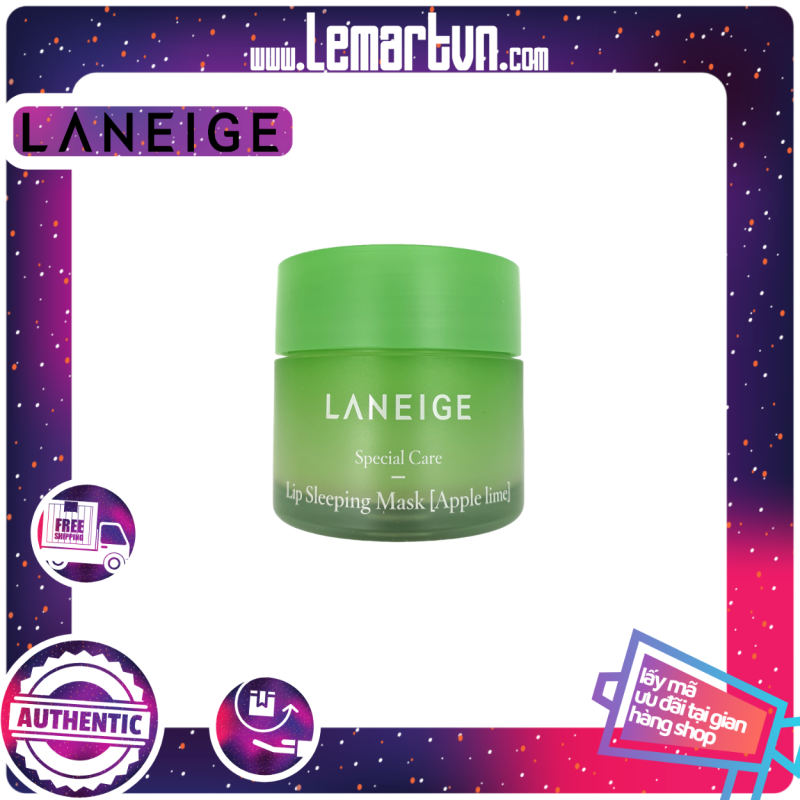 Mặt nạ ngủ dưỡng môi Laneige - Lip Sleeping mask 20G (Vị Táo).  Giúp môi mềm mượt, căng mọng và đàn hồi cùng với mùi thơm nhẹ nhàng. Hàng xách tay cao cấp