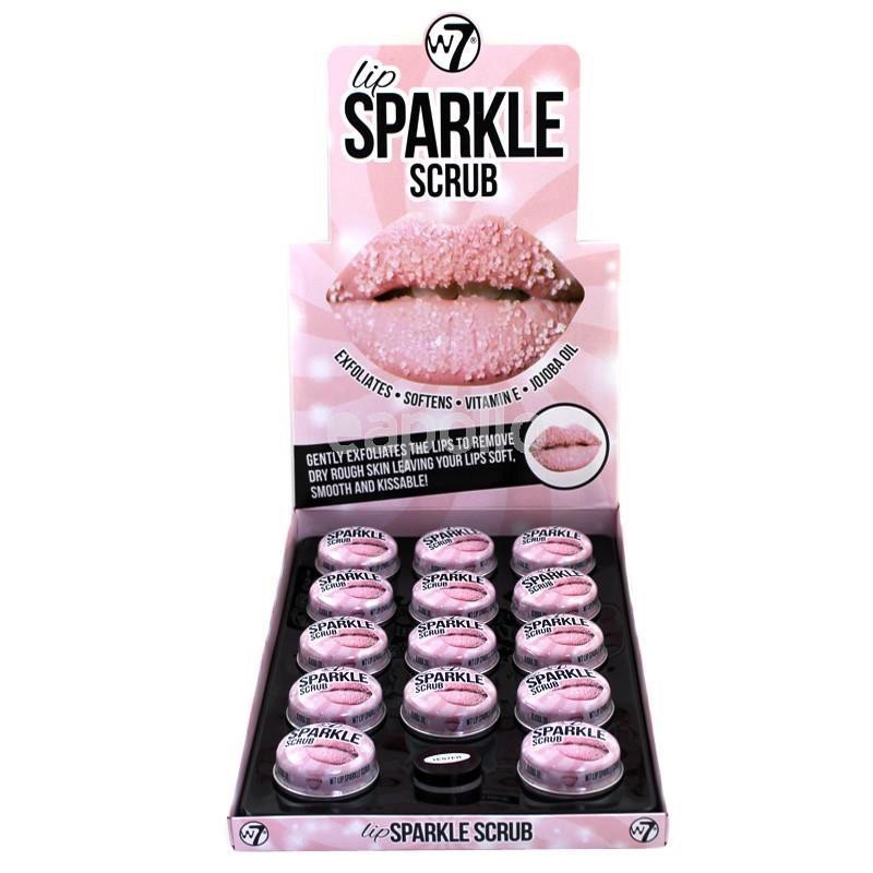 Son Tẩy Tế Bào Chết Môi W7 Sparkle Lip Scrub