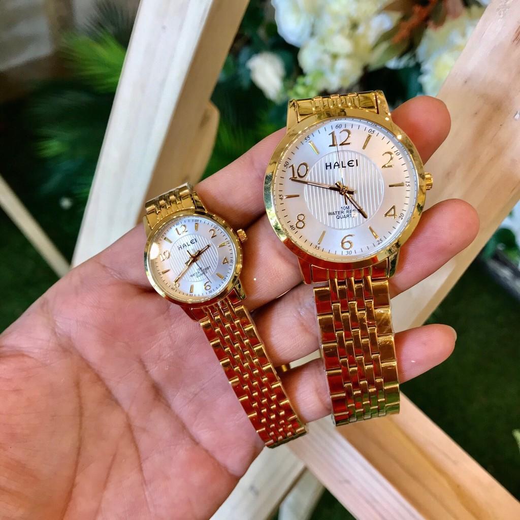 Đồng Hồ Thời Trang Nam Nữ HALEI 484 Vàng Mặt Trắng Sang Trọng Đang Ưu Đãi Giá Đồng Hồ Thời Trang Nam Nữ HALEI 484 Vàng Mặt Trắng Sang Trọng Đang Ưu Đãi Giá
