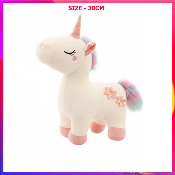 Gấu nhồi bông gối ôm hình thú dài 30cm