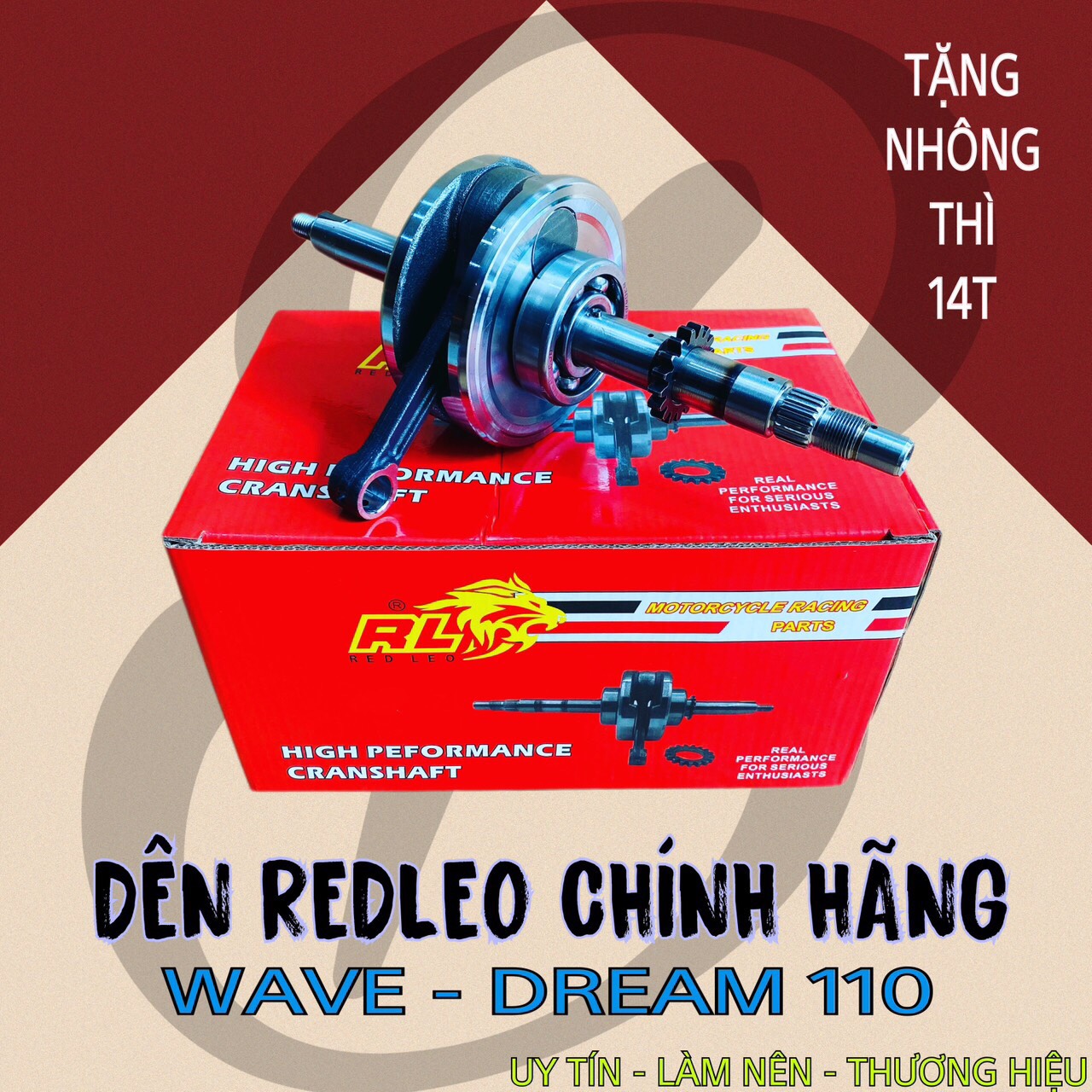 Dên REDLEO 110 dành cho xe wave / dream 53zz - 54zz KFL
