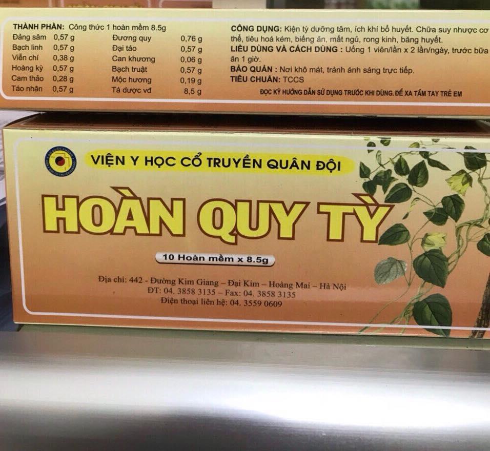 Hoàn quy tỳ yhct