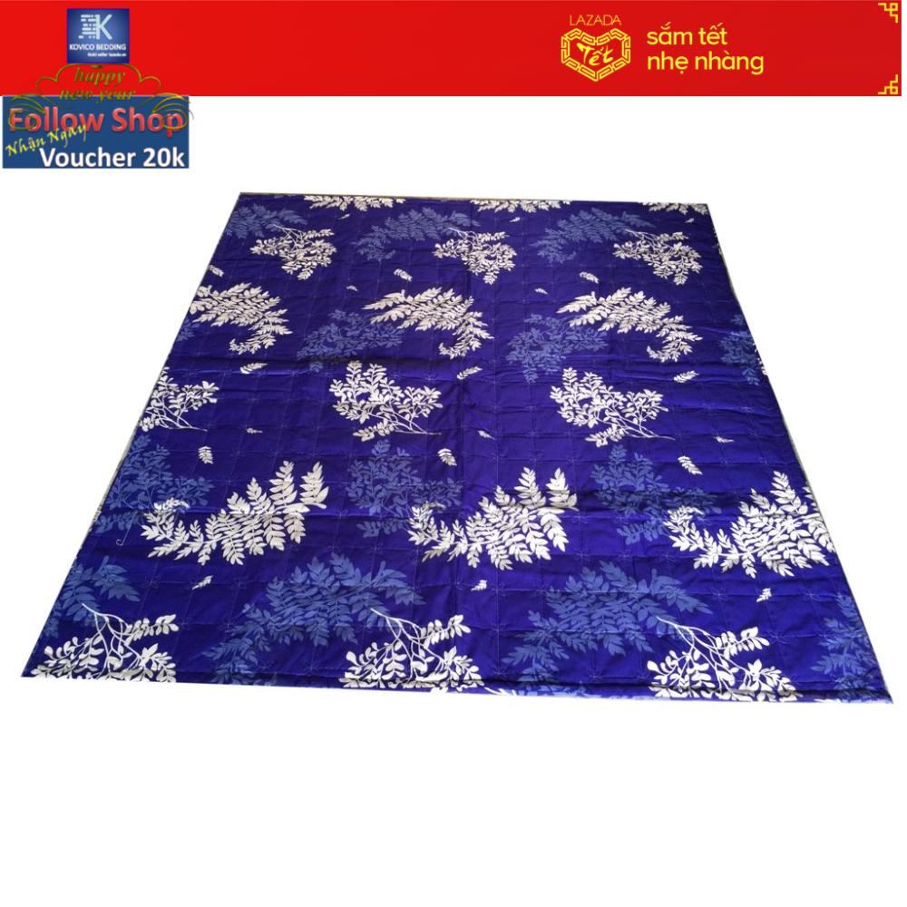 (FreeShip MAX) Chăn chần gòn lá me xanh 180cm x 200cm