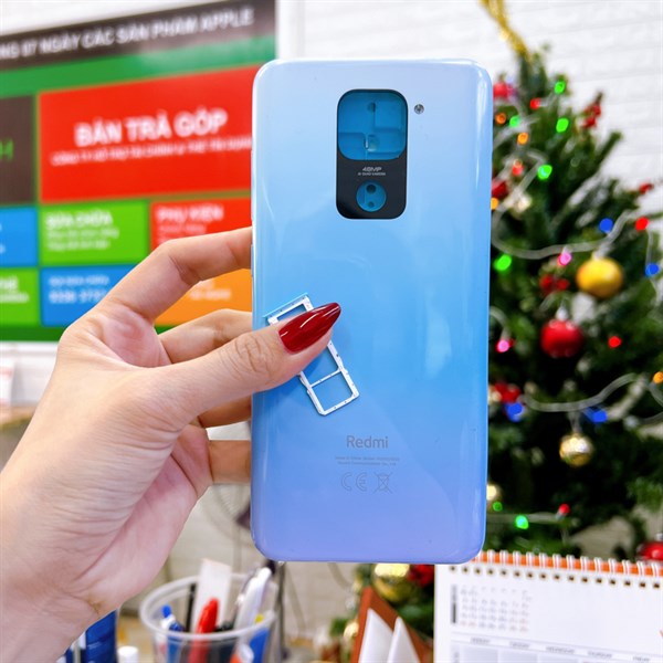 Bộ vỏ Xiaomi Redmi Note 9 zin nấu máy chuẩn, hàng đủ linh kiện như hình